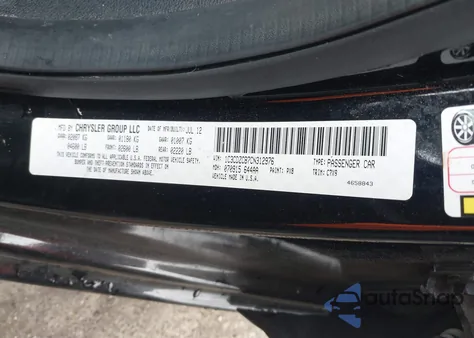 2012 Dodge Avenger Sxt from USA, damaged, VIN 1C3CDZCB7CN312976